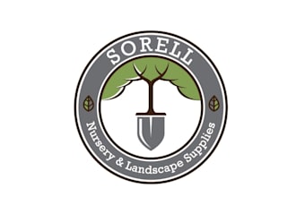 design fantastically structured plant nursery logo