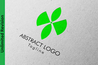 create modern minimalist abstract logo design