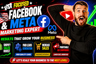 be USA facebook meta ads expert shopify sales lead generation high roas