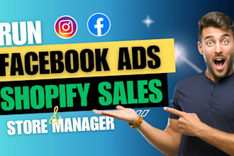 run facebook ads for shopify marketing and ecommerce marketing