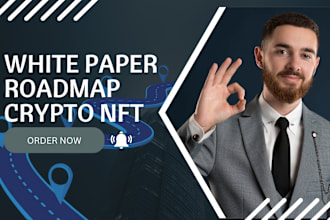 design professional white paper, white paper design, and crypto white paper