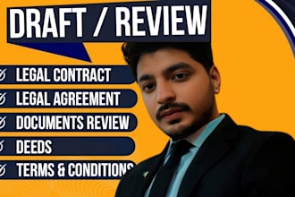 be your lawyer to draft and review legal documents