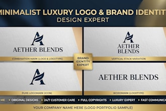 design modern and combination mark logo