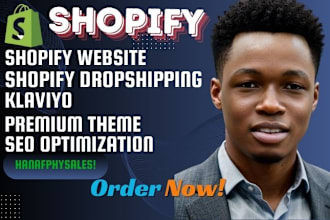 build shopify dropshipping store and shopify website with winning products