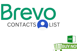 create csv file import for brevo contacts