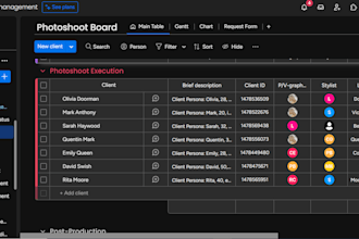 set up monday project management platform and automation
