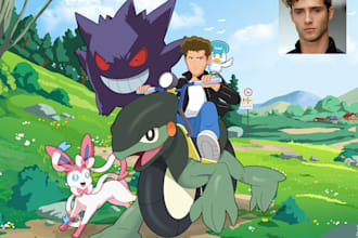 draw you as a pokemon trainer