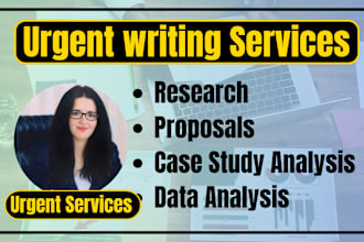 do case study analysis , research , data analysis , business proposal