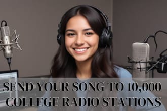 send your song to 10,000 college radio stations worldwide