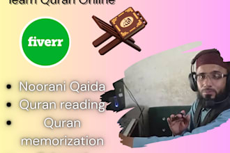 do online quran teaching with tajweed as a quran teacher