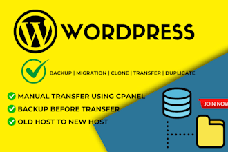 clone backup migrate duplicate transfer wordpress in 1 hour