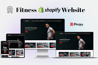 build specifically fitness shopify dropshipping website