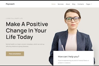 do life coaching website,  health and fitness website, career coaching website