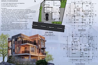 make professional 2d architectural structural cad drafting