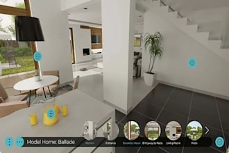 create VR 3d interactive tour for your projects