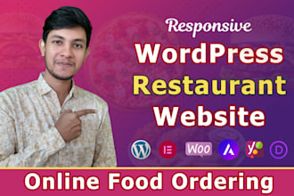 build a wordpress restaurant website with online ordering and booking system
