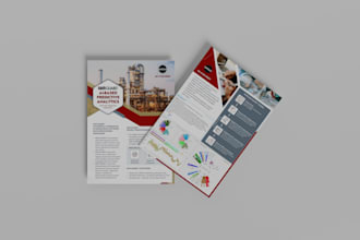 design a professional company flyer, brochure and PDF teaser or report design
