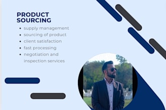 be your sourcing and procurement specialist
