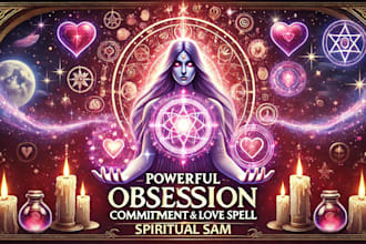 do a powerful obsession, commitment and love spell for you
