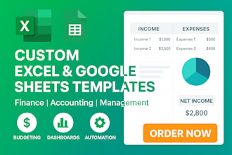 design excel templates for finance and business management
