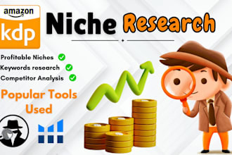 do amazon kdp niche research and profitable keyword research