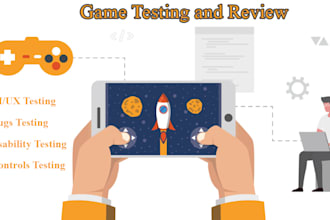 test and review your game or app