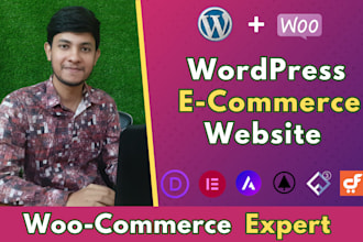 develop and customize an ecommerce website with woocommerce