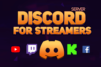 create a fully customized discord server for streamer