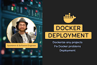 dockerize your applications and manage your deployments