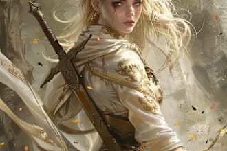 draw a dnd art and d and d character for you
