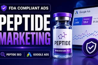 setup peptide marketing fda complaint peptide ads peptide seo peptide google ads