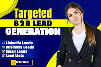 do b2b lead generation for your targeted idustry or niche
