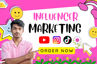 find best youtube, instagram, tiktok influencers list for influencer marketing