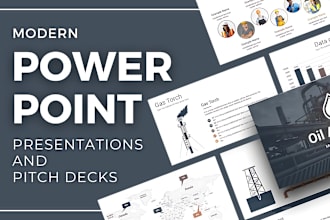 design a clean powerpoint or keynote presentation slides