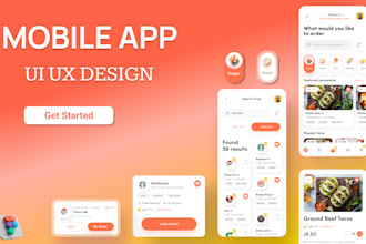 design UI UX, mobile app designs and figma website design