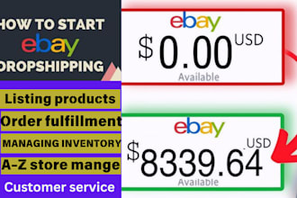 manage ebay store for 2 step dropshipping