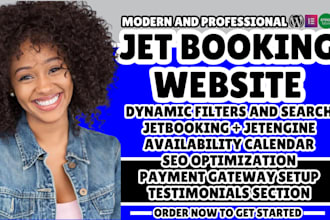 jet booking website jet charter website jet rental website aviation website