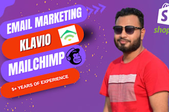 setup your shopify email marketing on mailchimp and klaviyo