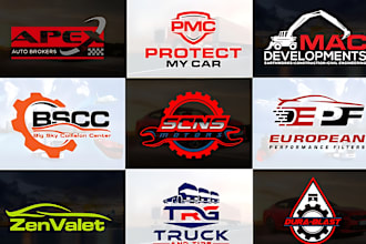 do modern automotive, repair, car wash, car rental logo or any graphics design
