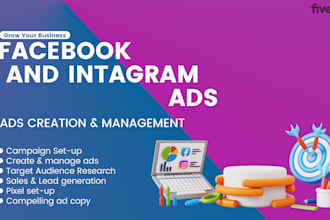 create facebook ads, campaign, instagram ads and social media marketing