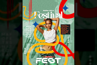 design fashion, party, event, night club posters and banner in 48 hours
