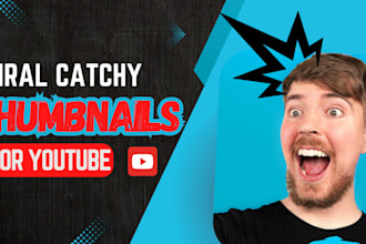 create trending viral youtube thumbnails in 12 to 15 hours
