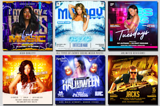 design a event flyer design in 5hours