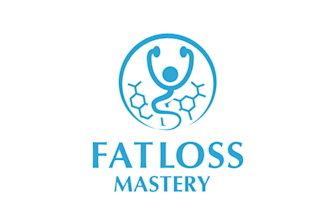 design strange clean fat loss mastery logo