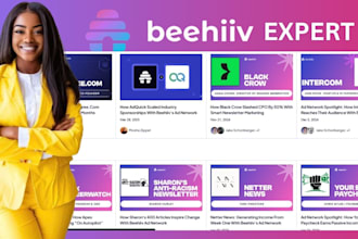 setup beehiiv newsletter design beehiiv newsletter website beehive landing page