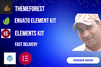 urgently install envato element kit, themeforest, theme, wordpress, template