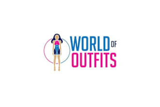 world outfits apparel platform metaverse logo