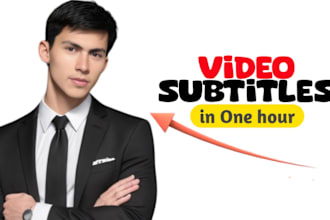 add subtitles on video in english , urdu