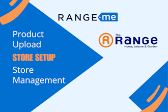 upload products to range and manage your store