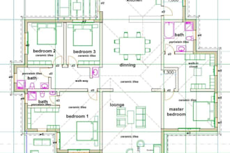 create accurate 2d floor plas and autocad drawings